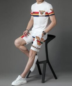 New Mesh Fabrics Short Pant & T-shirt Combo Set