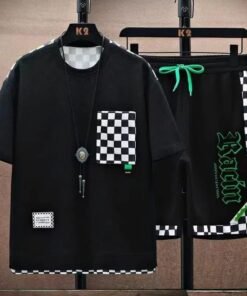 New Mesh Fabrics Short Pant & T-shirt Combo Set