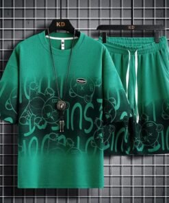 New Mesh Fabrics Short Pant & T-shirt Combo Set