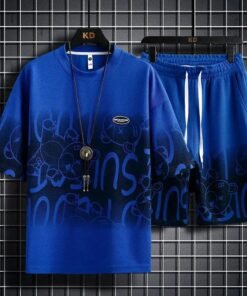 New Mesh Fabrics Short Pant & T-shirt Combo Set