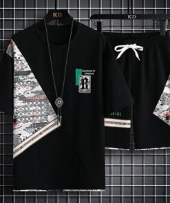 New Mesh Fabrics Short Pant & T-shirt Combo Set