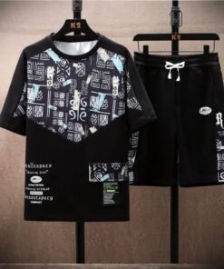 New Mesh Fabrics Short Pant & T-shirt Combo Set