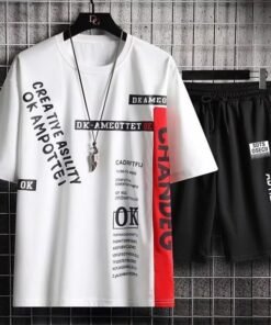 New Mesh Fabrics Short Pant & T-shirt Combo Set