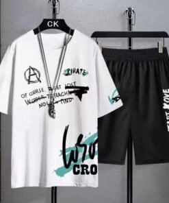 New Mesh Fabrics Short Pant & T-shirt Combo Set