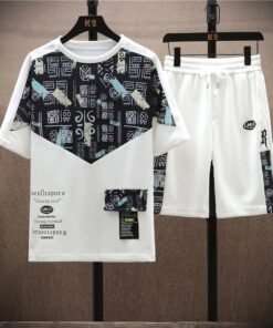 New Mesh Fabrics Short Pant & T-shirt Combo Set