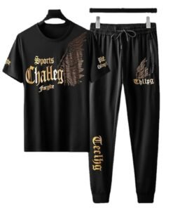 New Mesh Fabrics  Trouser & T-shirt Combo Set