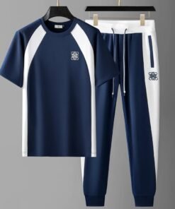 New Mesh Fabrics  Trouser & T-shirt Combo Set