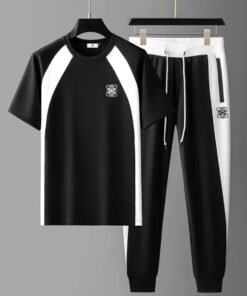 New Mesh Fabrics  Trouser & T-shirt Combo Set