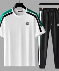 New Mesh Fabrics  Trouser & T-shirt Combo Set