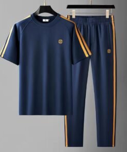 New Mesh Fabrics  Trouser & T-shirt Combo Set