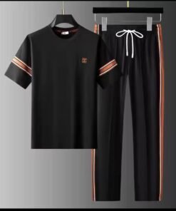 New Mesh Fabrics  Trouser & T-shirt Combo Set