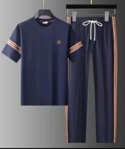 New Mesh Fabrics  Trouser & T-shirt Combo Set