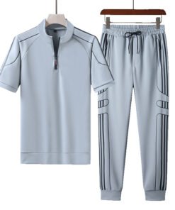 New Mesh Fabrics  Trouser & T-shirt Combo Set