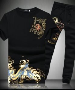 New Mesh Fabrics  Trouser & T-shirt Combo Set