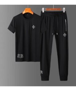 New Mesh Fabrics  Trouser & T-shirt Combo Set