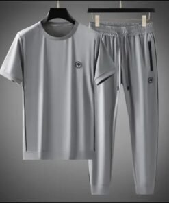 New Mesh Fabrics  Trouser & T-shirt Combo Set