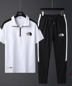 New Mesh Fabrics  Trouser & T-shirt Combo Set