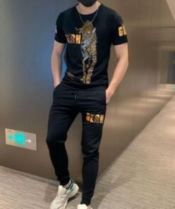 New Mesh Fabrics  Trouser & T-shirt Combo Set