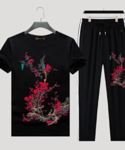 New Mesh Fabrics  Trouser & T-shirt Combo Set